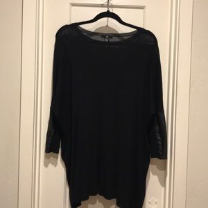 Lightweight poncho-like sweater